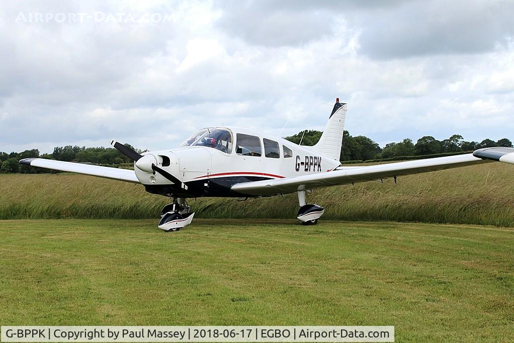 G-BPPK, 1976 Piper PA-28-151 Cherokee Warrior C/N 28-7615054, Project Propeller Day. Ex:-N7592C.
