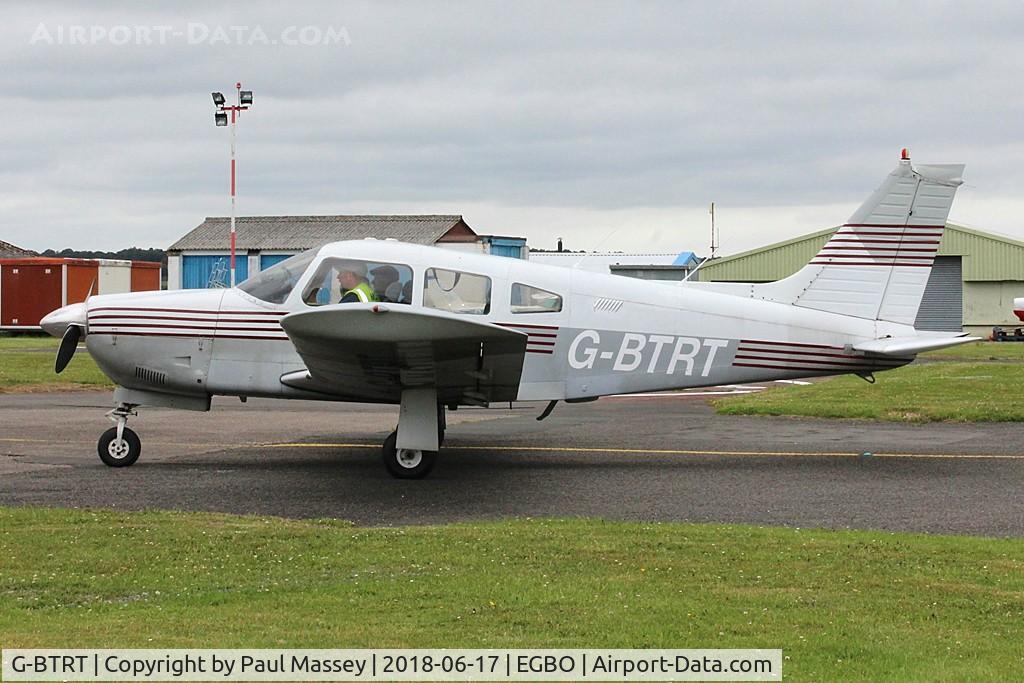 G-BTRT, 1975 Piper PA-28R-200 Cherokee Arrow C/N 28R-7535270, Project Propeller Day. Ex:-N1189X.