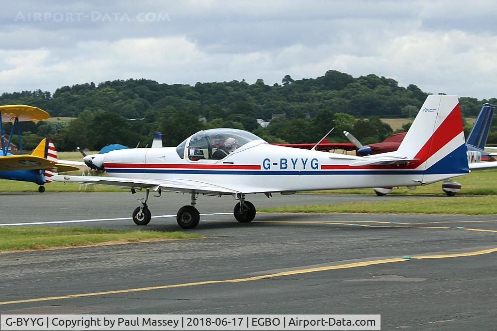 G-BYYG, 1990 Slingsby T-67C Firefly C/N 2101, Project Propeller Day. Ex:-PH-SGI.
