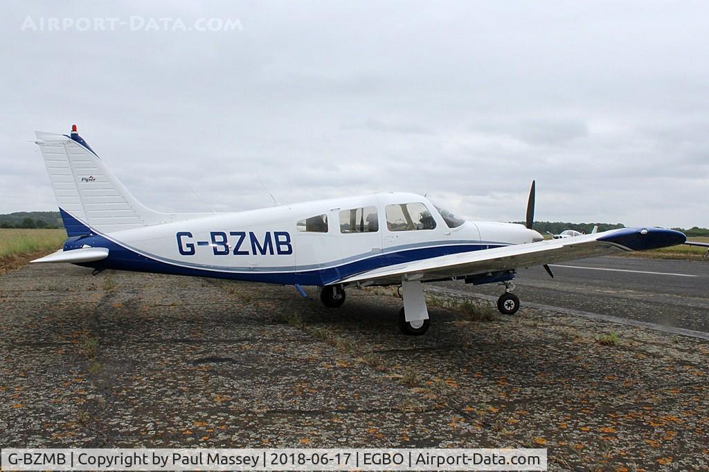 G-BZMB, 1978 Piper PA-28R-201 Cherokee Arrow III C/N 28R-7837144, Project Propeller Day. Ex:-HB-PBY,N3963M.