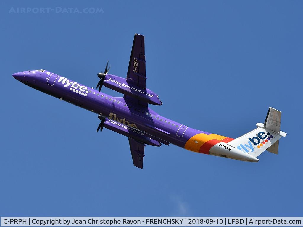 G-PRPH, 2010 Bombardier DHC-8-402 Dash 8 C/N 4323, BE1844 to Birmingham (BHX)