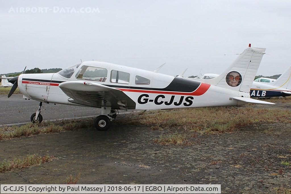 G-CJJS, 1976 Piper PA-28-151 Cherokee Warrior C/N 28-7615377, Project Propeller Day. Ex:-LN-NAL.