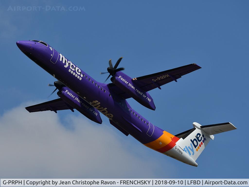 G-PRPH, 2010 Bombardier DHC-8-402 Dash 8 C/N 4323, BE1844 to Birmingham (BHX)