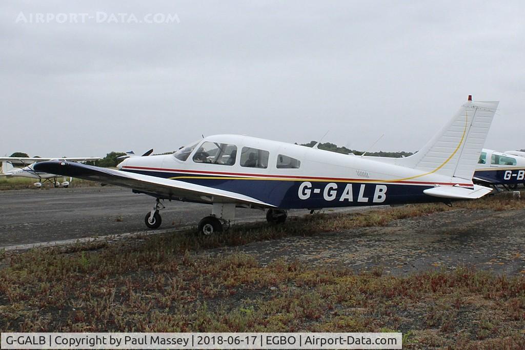 G-GALB, 1986 Piper PA-28-161 Cherokee Warrior II C/N 28-8616021, Project Propeller Day. Ex:-D-EHMP,N9097E,N9635N.