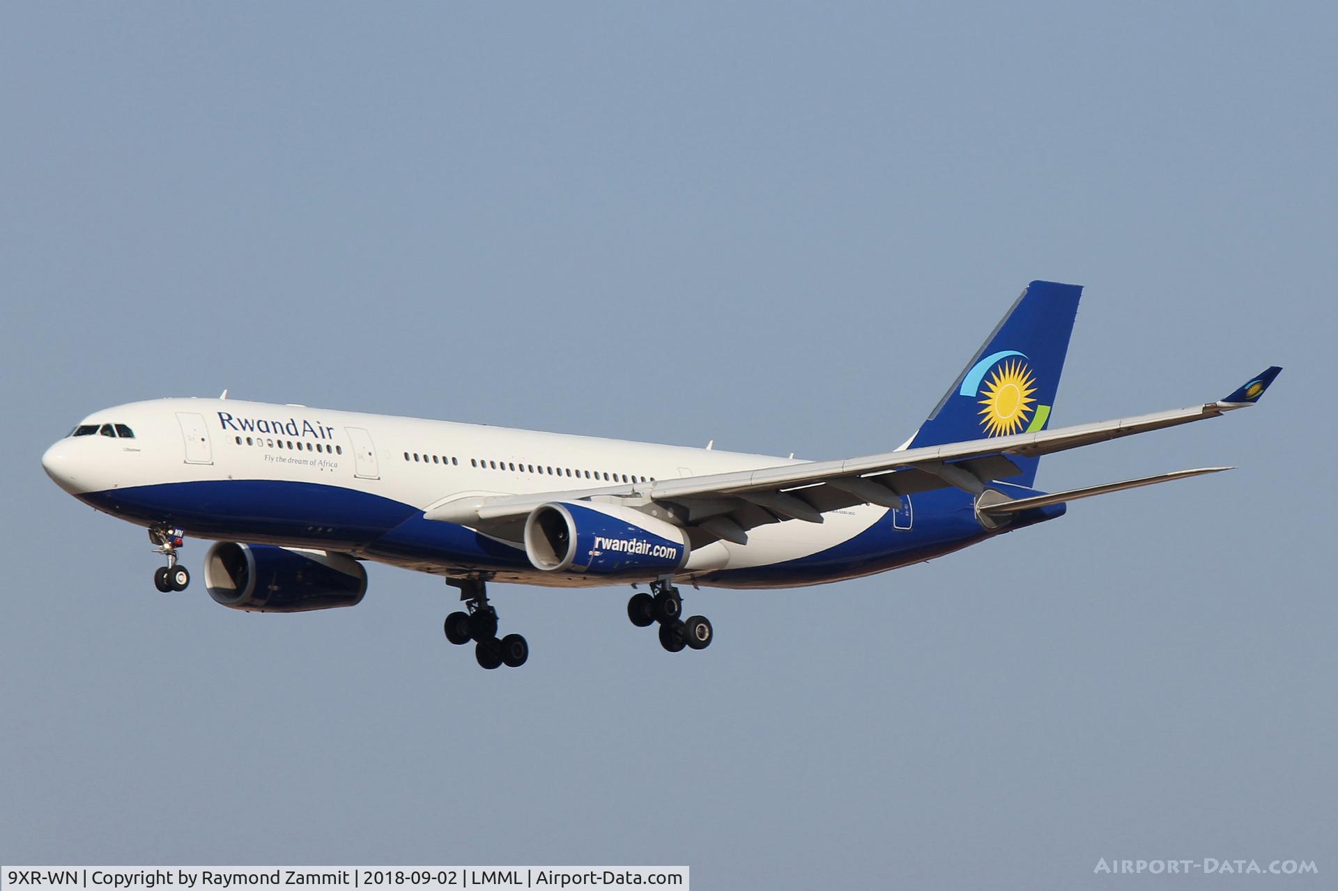 9XR-WN, 2016 Airbus A330-243 C/N 1741, A330 9XR-WN Rwandair