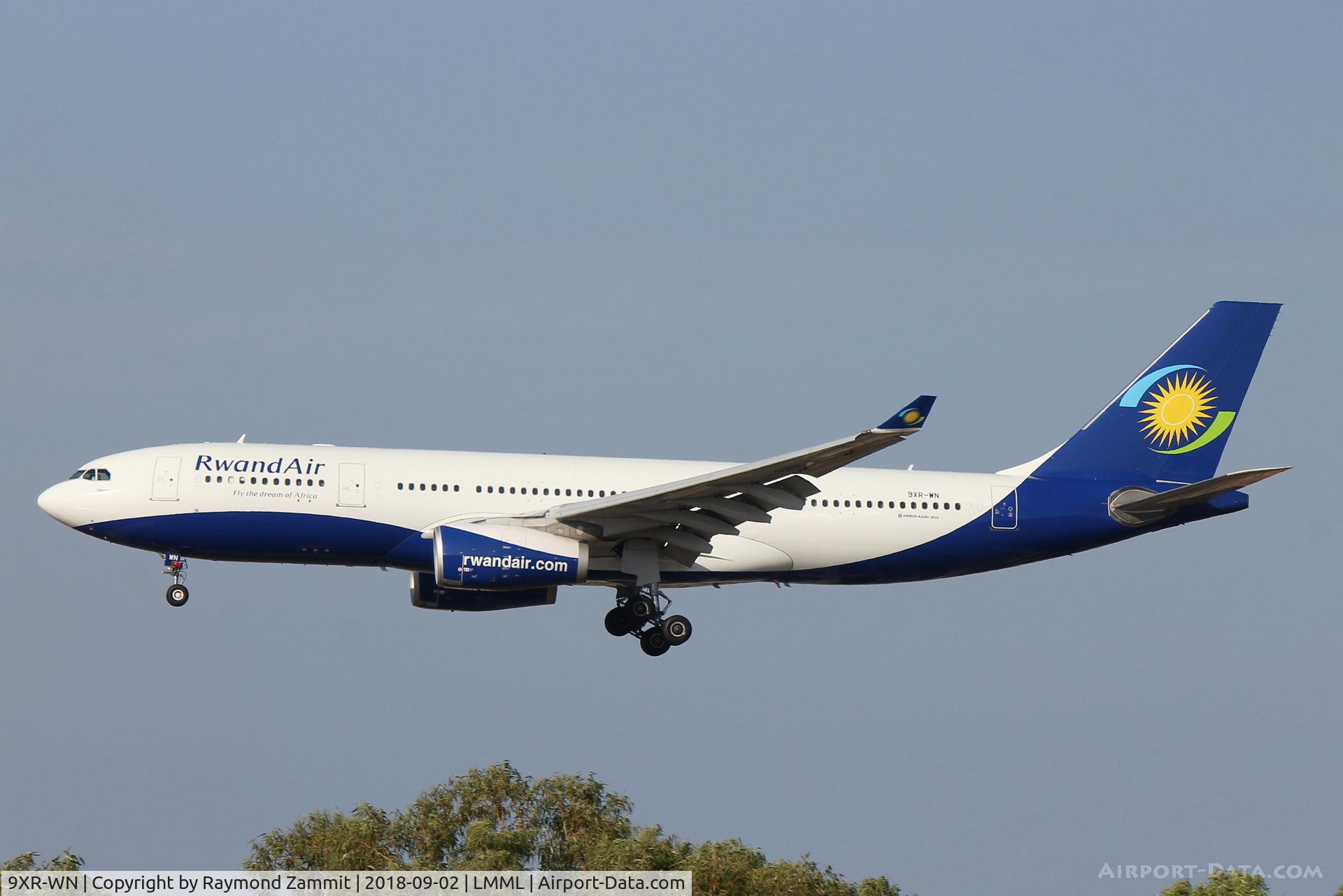 9XR-WN, 2016 Airbus A330-243 C/N 1741, A330 9XR-WN Rwandair