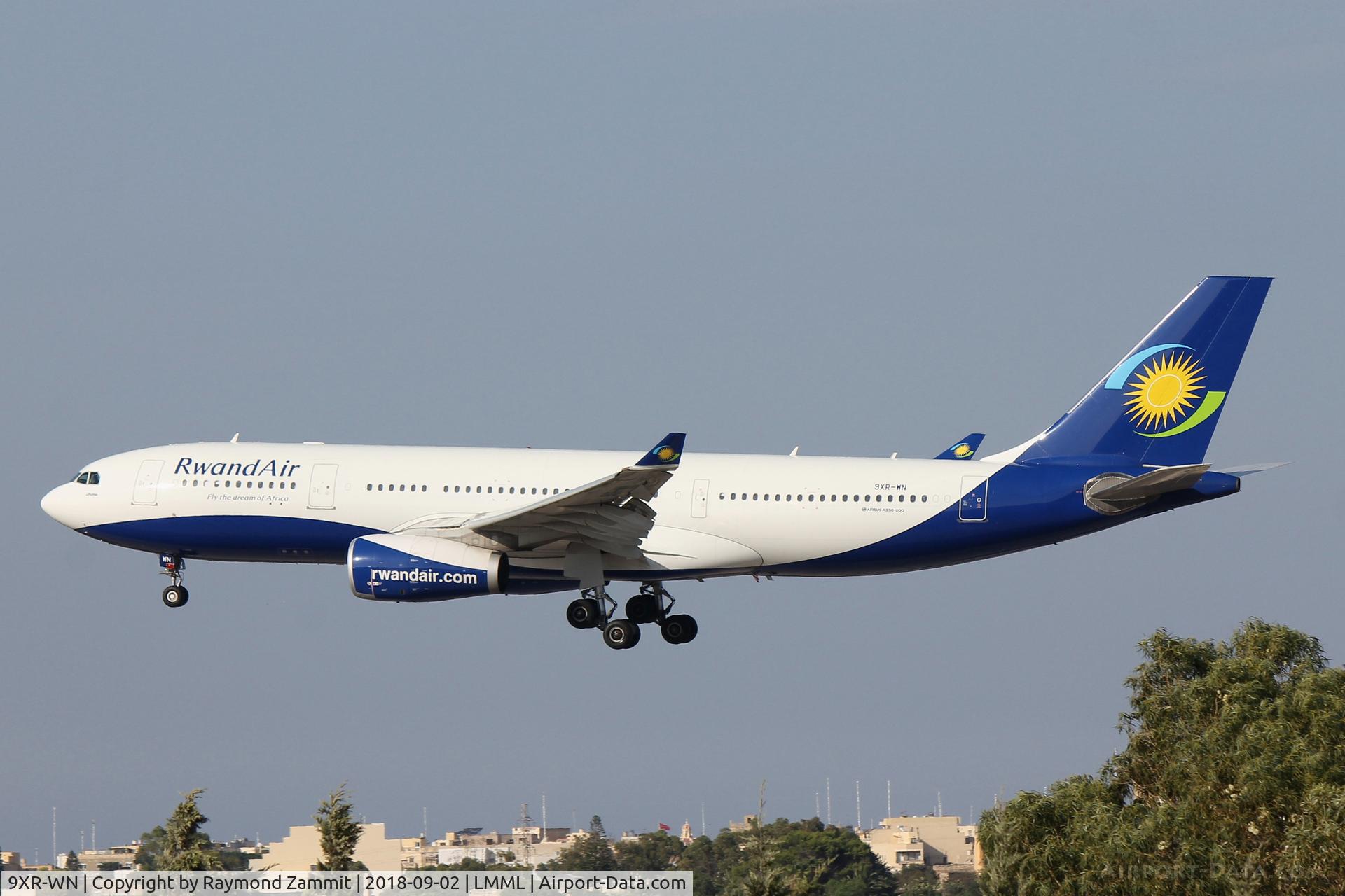 9XR-WN, 2016 Airbus A330-243 C/N 1741, A330 9XR-WN Rwandair