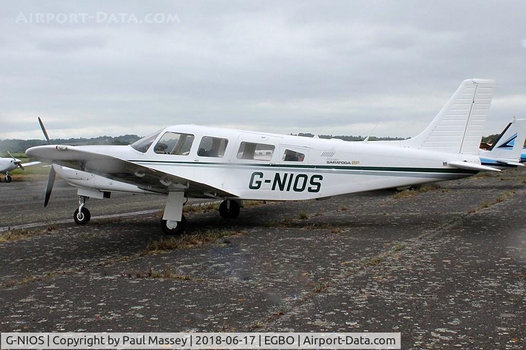 G-NIOS, 1985 Piper PA-32R-301 Saratoga SP C/N 32R-8513004, Project Propeller Day. Ex:-N43812,N165DX,N4381Z.