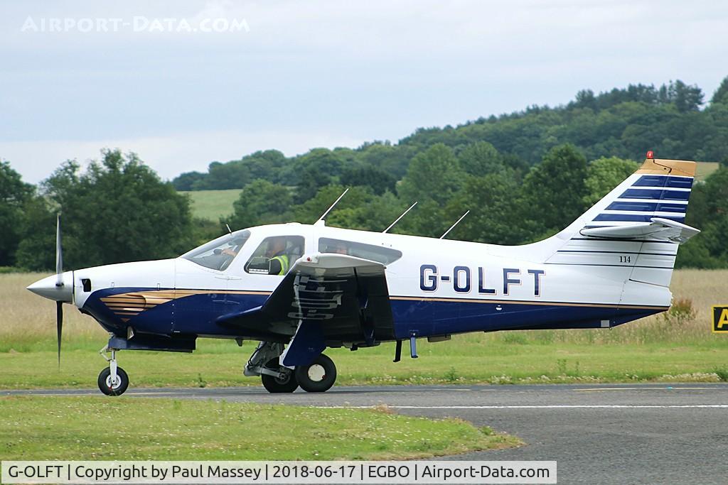 G-OLFT, 1977 Rockwell Commander 114 C/N 14274, Project Propeller Day> Ex:-G-WJMN,N4954W.