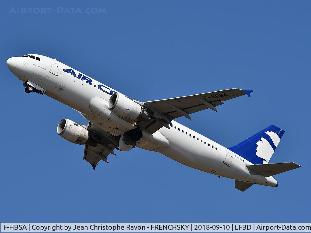 F-HBSA, 2009 Airbus A320-216 C/N 3882, XK795 to Ajaccio (AJA)