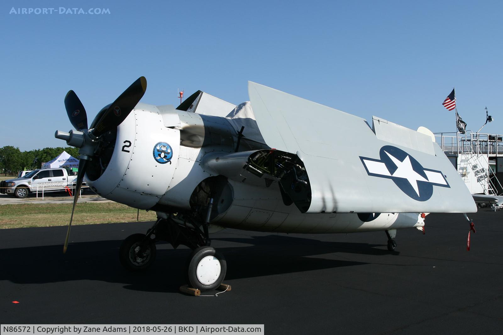 N86572, General Motors (Grumman) FM-2 Wildcat C/N 5626, At the 2018 Breckenridge Airshow