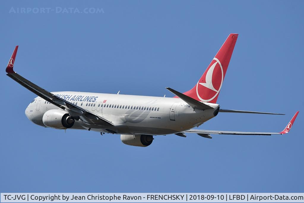 TC-JVG, 2014 Boeing 737-8F2 C/N 42009, TK1390 to Istanbul