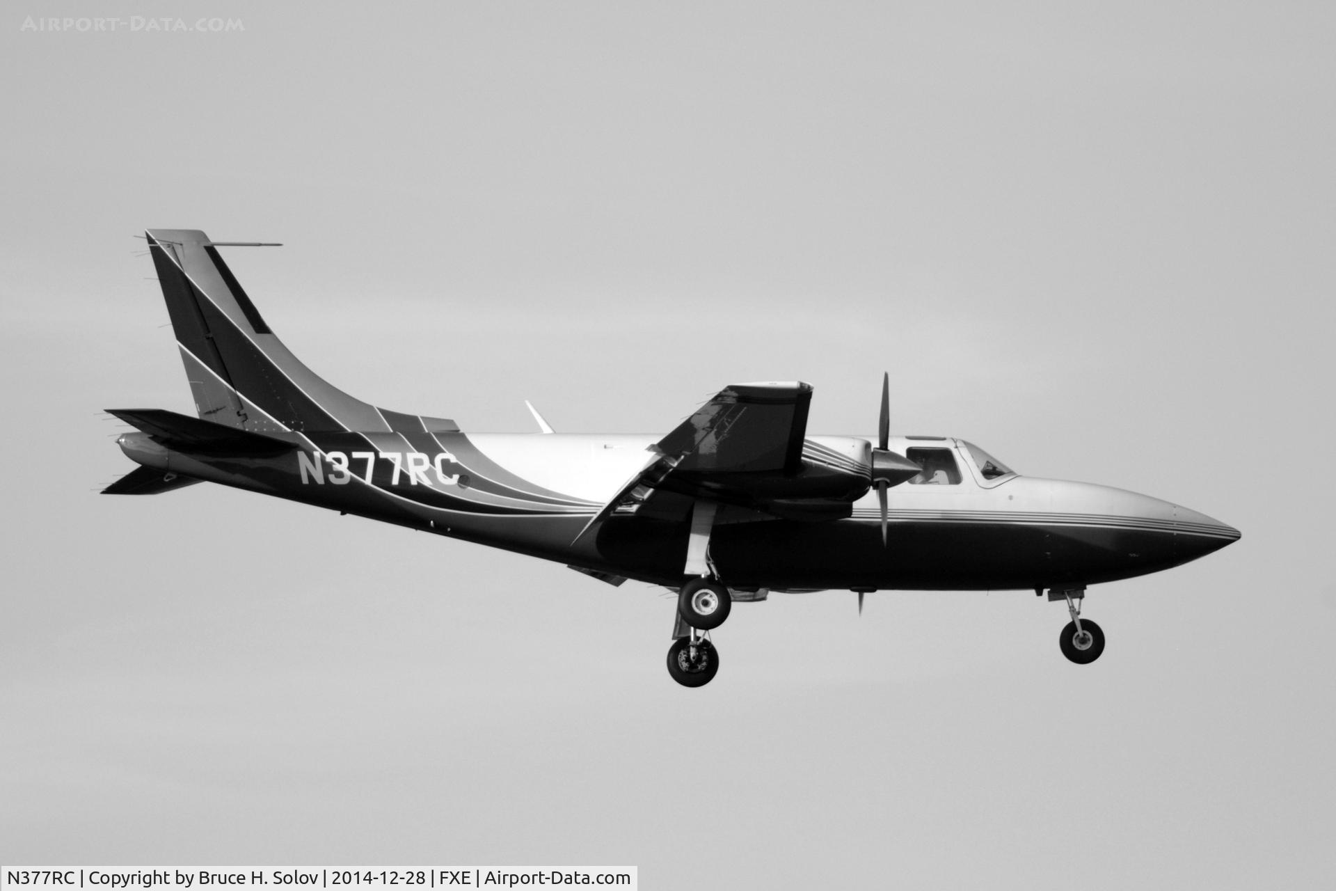 N377RC, 1978 Piper Aerostar 601P C/N 61P05757963251, on approach