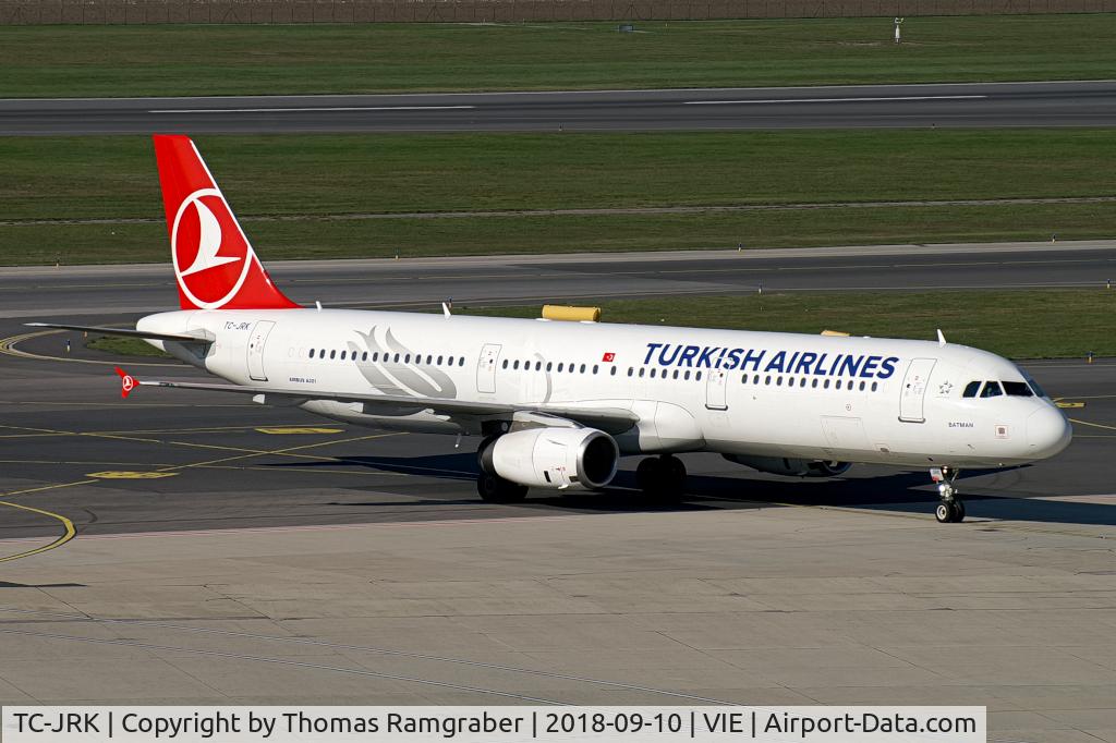 TC-JRK, 2008 Airbus A321-231 C/N 3525, Turkish Airlines Airbus A321