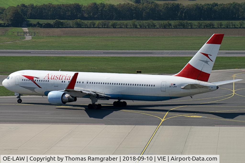 OE-LAW, 1992 Boeing 767-3Z9/ER C/N 26417, Austrian Airlines Boeing 767-300