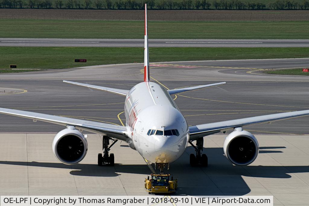 OE-LPF, 2001 Boeing 777-2Q8/ER C/N 28692, Austrian Airlines Boeing 777-200