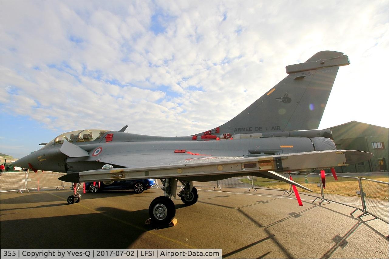 355, 2017 Dassault Rafale B C/N 355, Dassault Rafale B, Static display, St Dizier-Robinson Air Base 113 (LFSI) Open day 2017