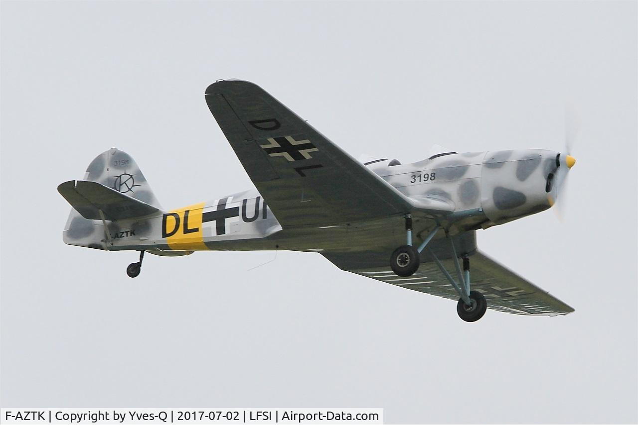 F-AZTK, 1940 Klemm Kl-35D C/N 1854, Klemm Kl-35D, On display, St Dizier-Robinson Air Base 113 (LFSI) Open day 2017