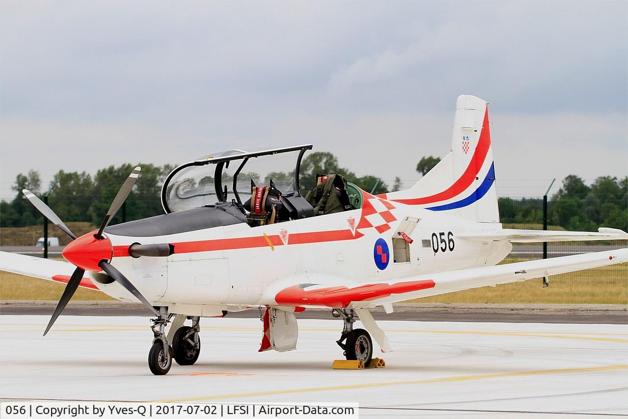 056, Pilatus PC-9M C/N 619, Pilatus PC-9M, Croatian Air Force aerobatic team, Flight line, St Dizier-Robinson Air Base 113 (LFSI) Open day 2017