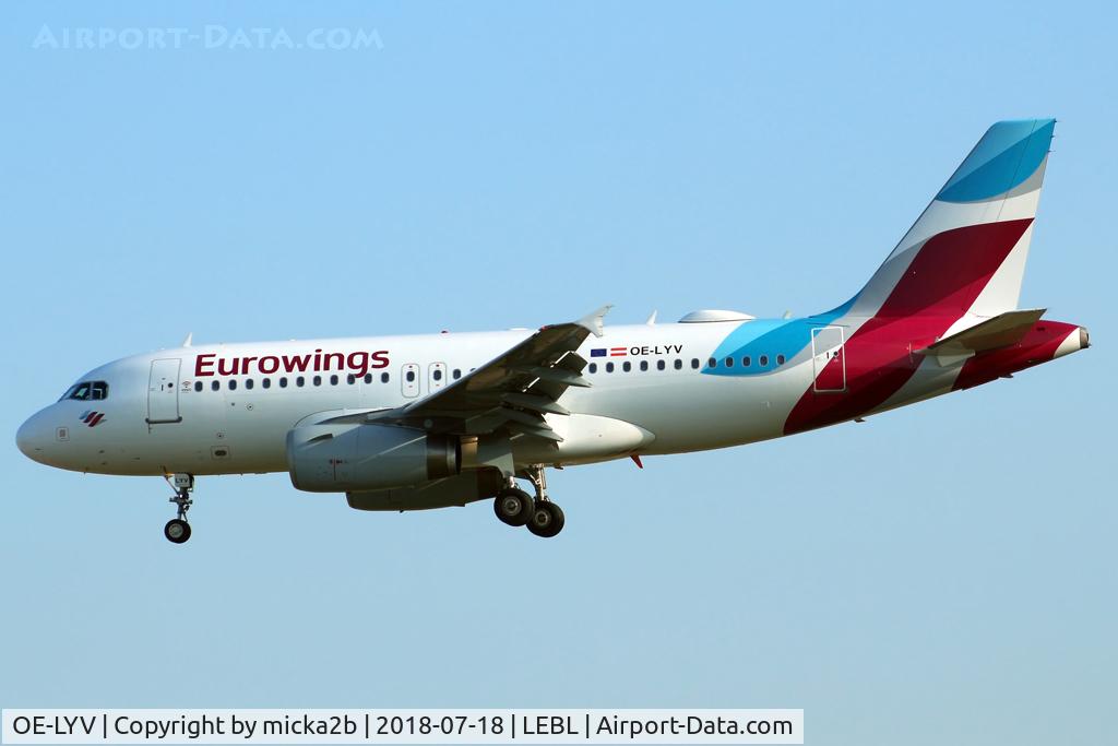OE-LYV, 2012 Airbus A319-132 C/N 5043, Landing