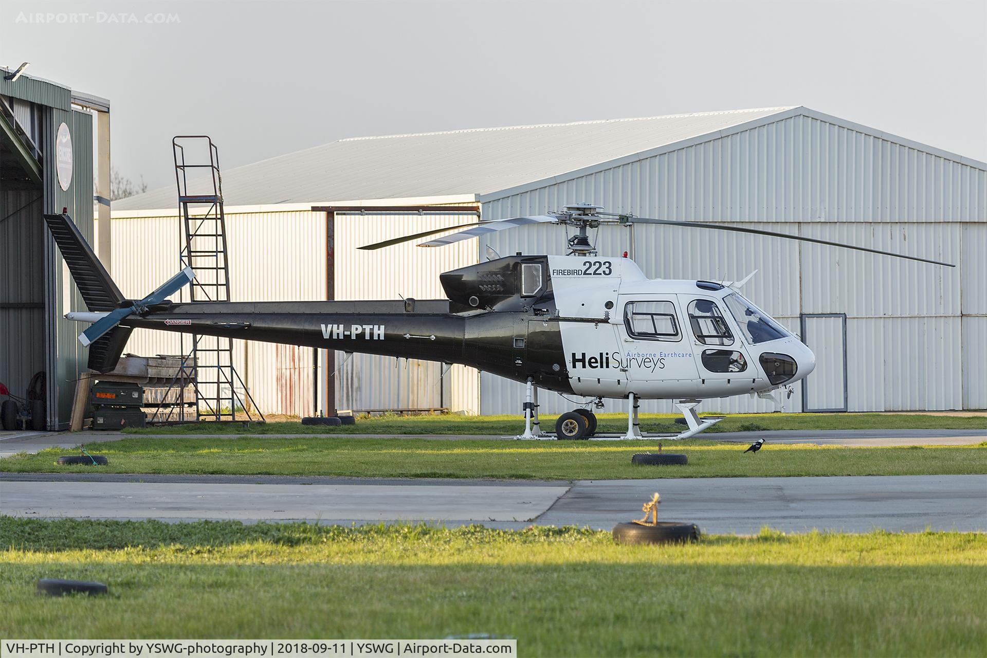 VH-PTH, 1982 Eurocopter AS-350BA Ecureuil C/N 1653, Heli Surveys (VH-PTH) Ae?rospatiale AS 350BA Ecureuil at Wagga Wagga Airport