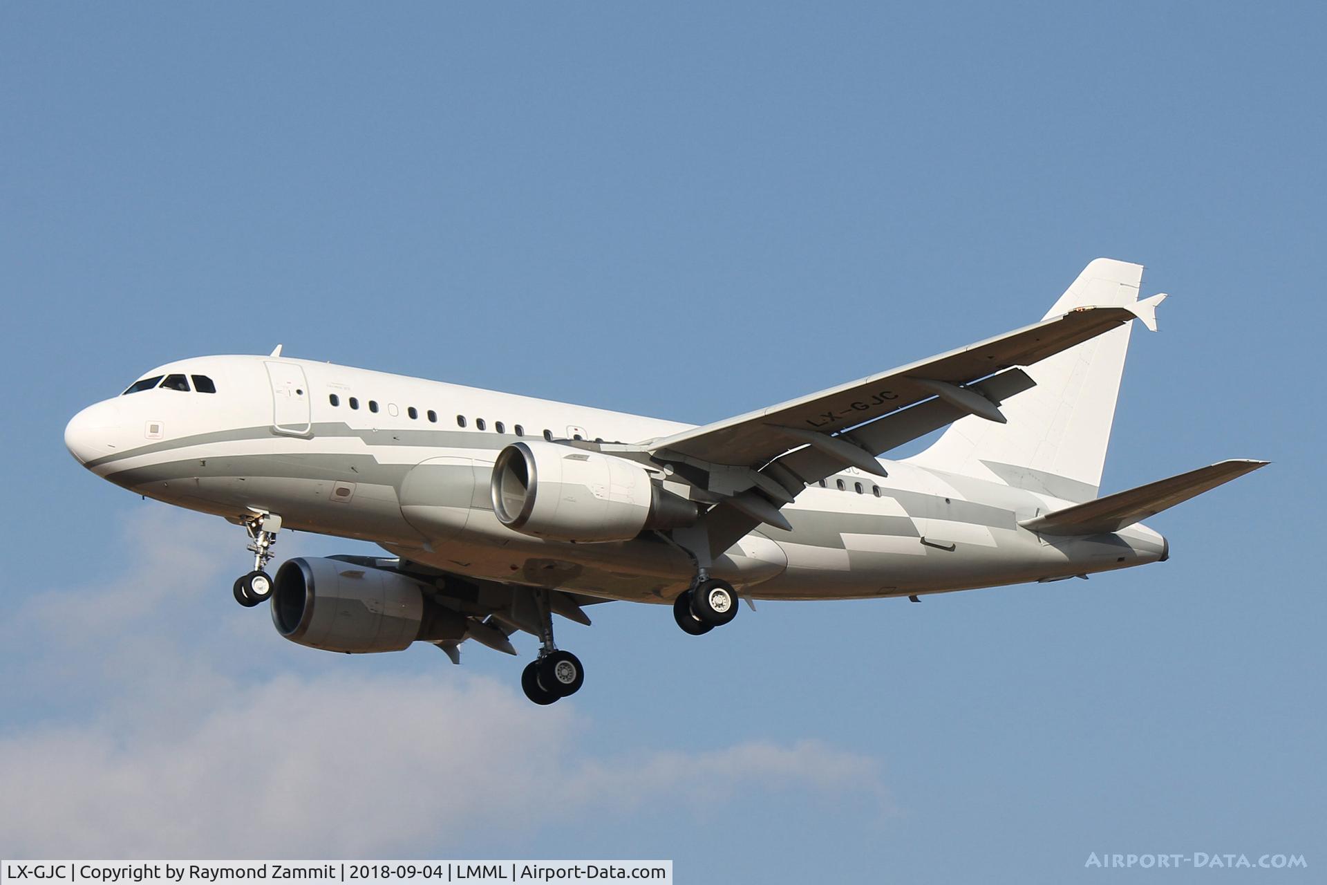 LX-GJC, 2007 Airbus ACJ318 (A318-112/CJ) C/N 3100, Airbus ACJ319 LX-GJC Global Jet Luxembourg