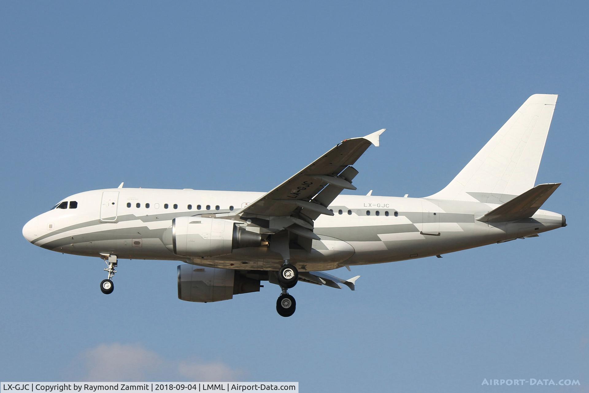 LX-GJC, 2007 Airbus ACJ318 (A318-112/CJ) C/N 3100, Airbus ACJ318 LX-GJC Global Jet Luxembourg