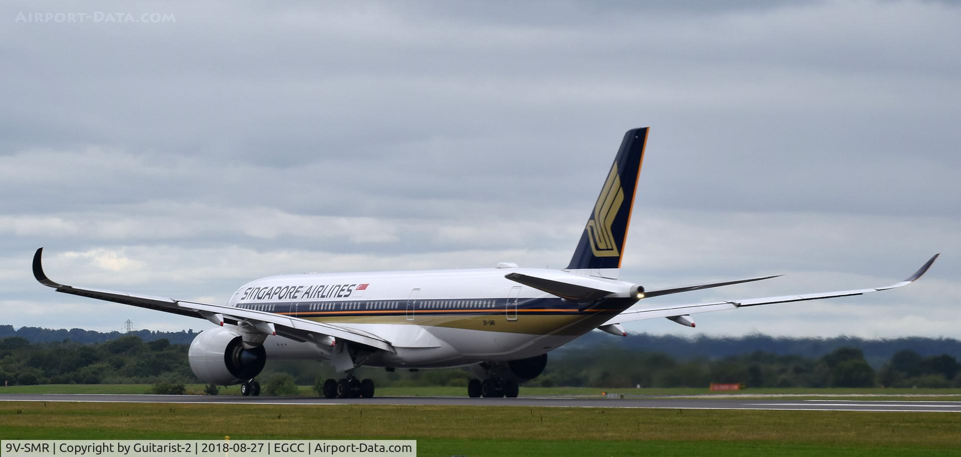 9V-SMR, 2017 Airbus A350-941 C/N 140, At Manchester