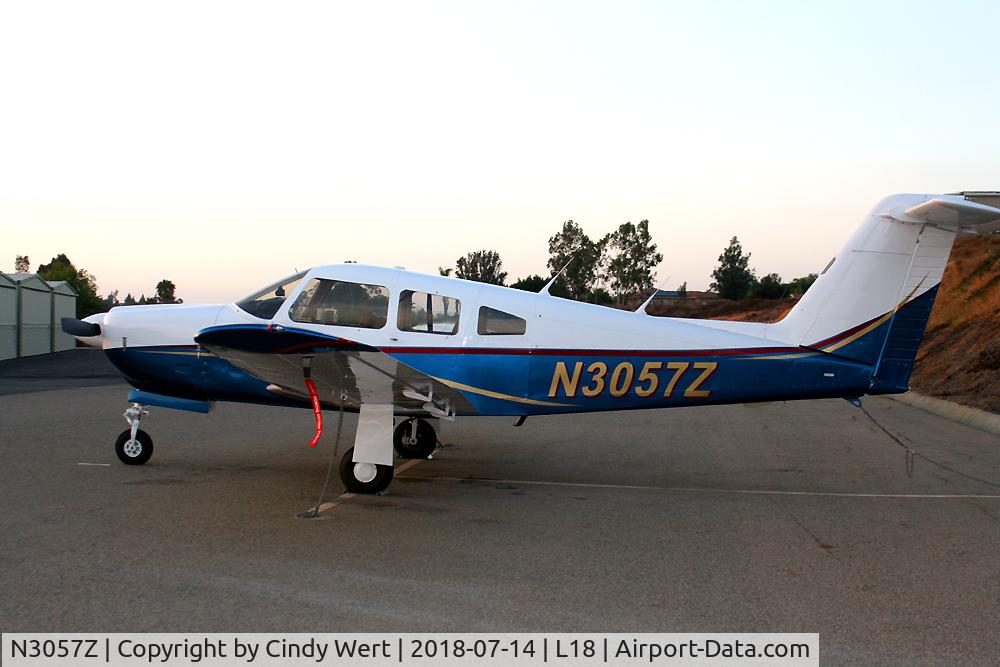 N3057Z, 1979 Piper PA-28RT-201 Arrow IV C/N 28R-7918122, Another shot at sunset in Fallbrook.