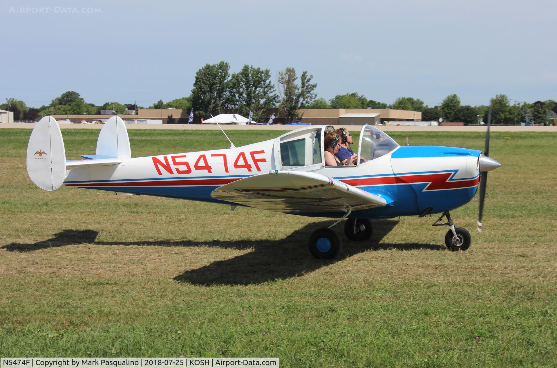 N5474F, 1968 Mooney A2a Cadet C/N B-274, Mooney A2A Cadet