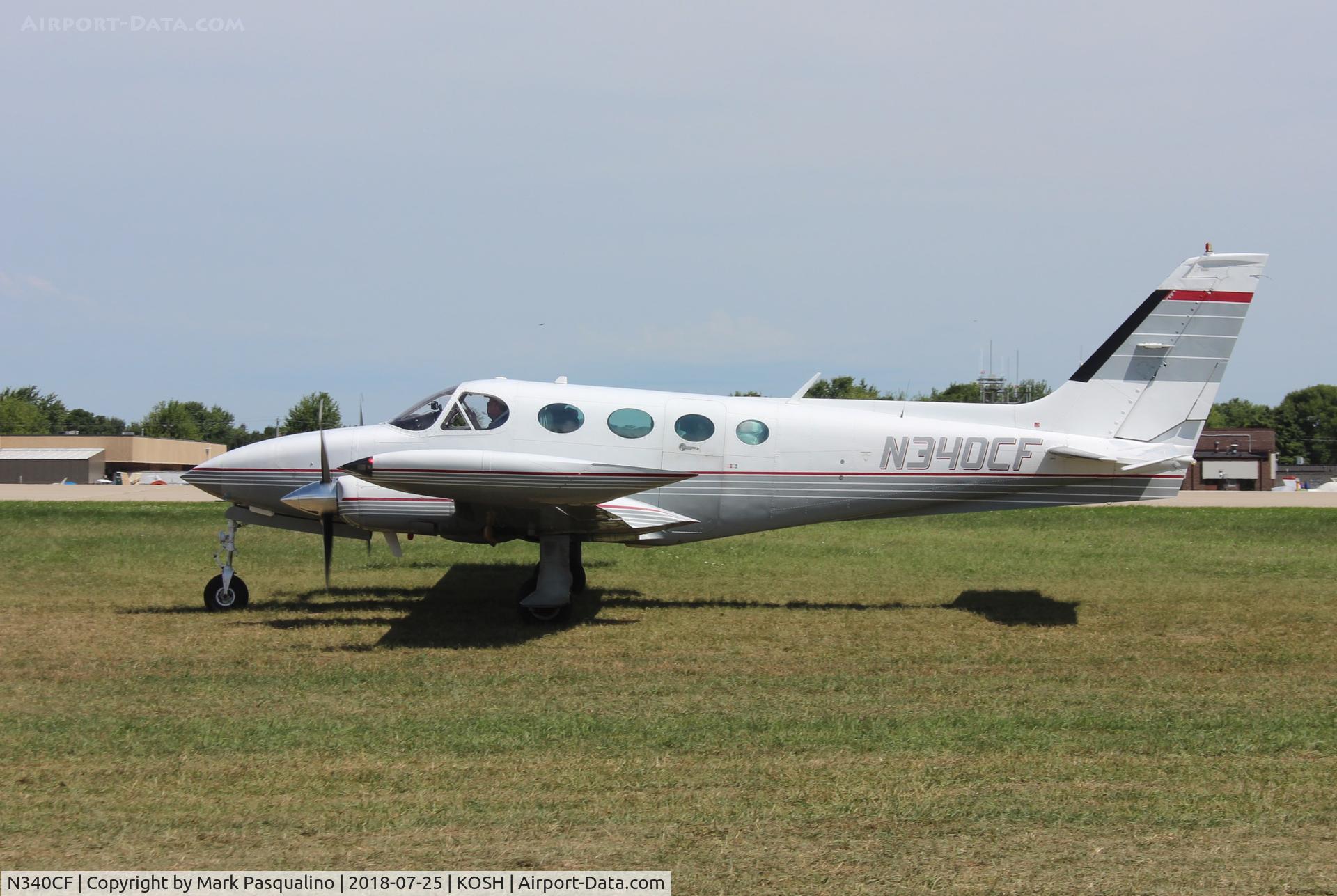 N340CF, 1975 Cessna 340A C/N 340A0001, Cessna 340A