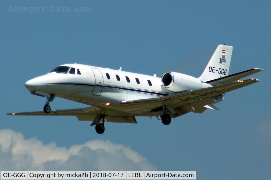 OE-GGG, 2009 Cessna 560XL Citation XLS+ C/N 560-6013, Landing
