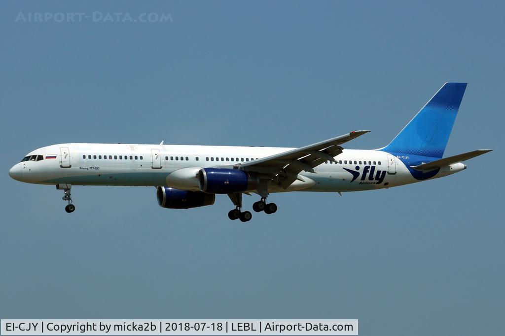 EI-CJY, 1993 Boeing 757-2Y0 C/N 26161, Landing