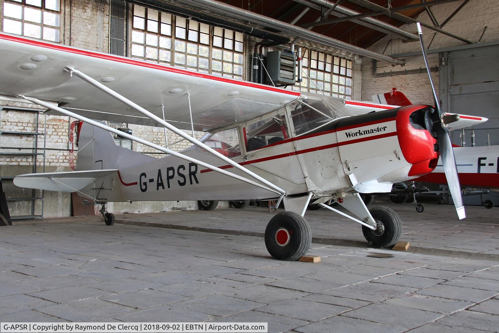 G-APSR, 1959 Auster J-1U Workmaster C/N 3499, EBTN opendoor.