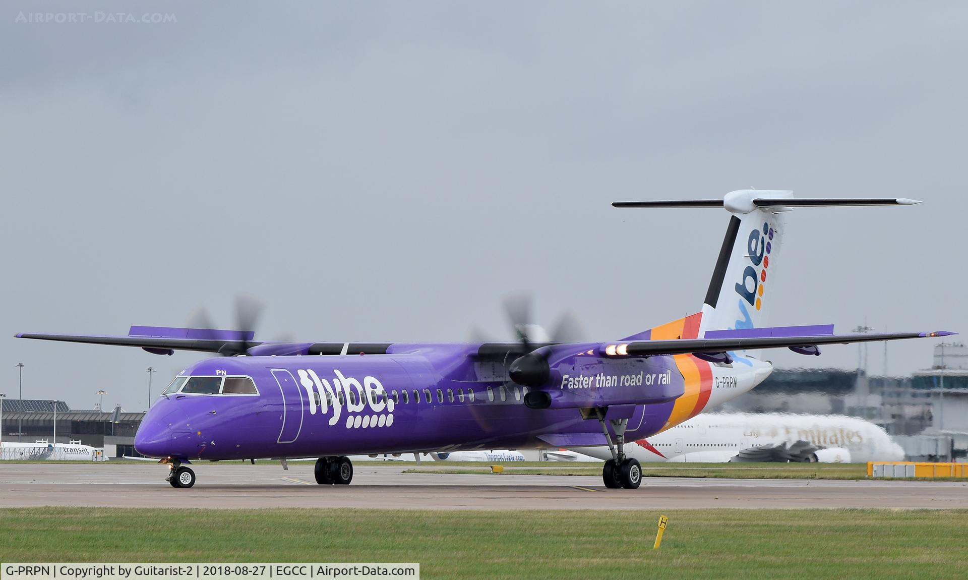 G-PRPN, 2008 Bombardier DHC-8-402 Dash 8 C/N 4213, At Manchester