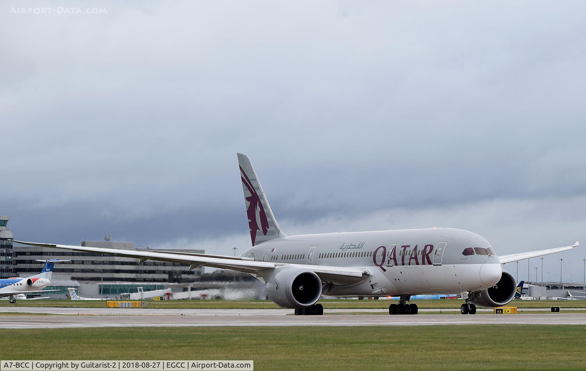 A7-BCC, 2012 Boeing 787-8 Dreamliner C/N 38321, At Manchester
