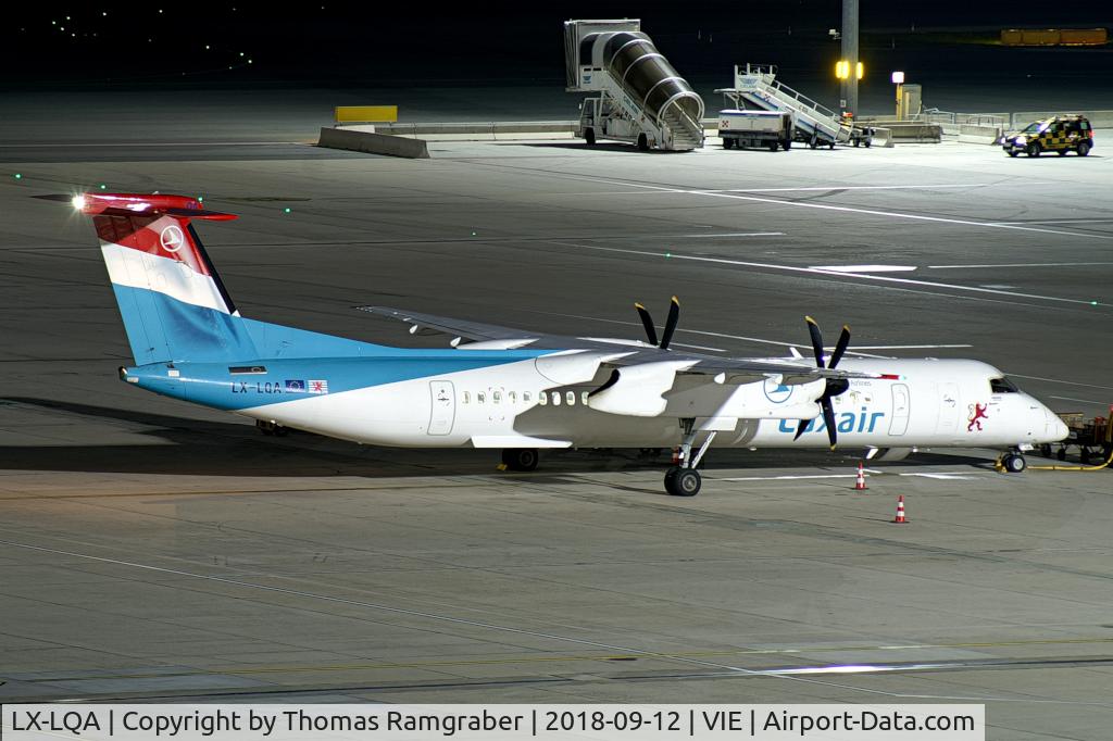 LX-LQA, 2014 De Havilland Canada DHC-8-402 Dash 8 C/N 4468, Luxair DHC 8-400