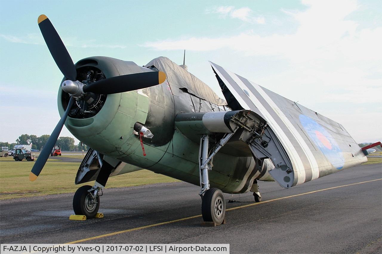 F-AZJA, Grumman TBM-3E Avenger C/N 2688, Grumman TBM-3E Avenger, Static display, St Dizier-Robinson Air Base 113 (LFSI) Open day 2017