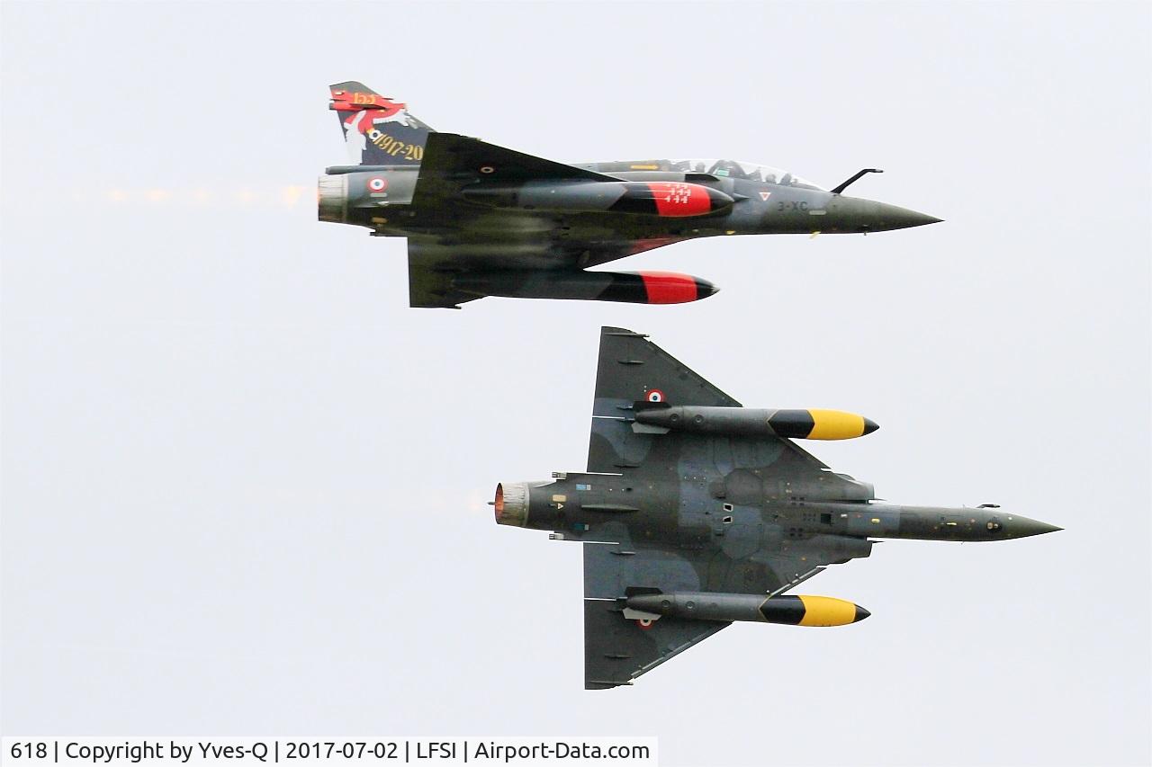 618, Dassault Mirage 2000D C/N 417, Dassault Mirage 2000D, Couteau Delta Tactical display, St Dizier-Robinson Air Base 113 (LFSI) Open day 2017