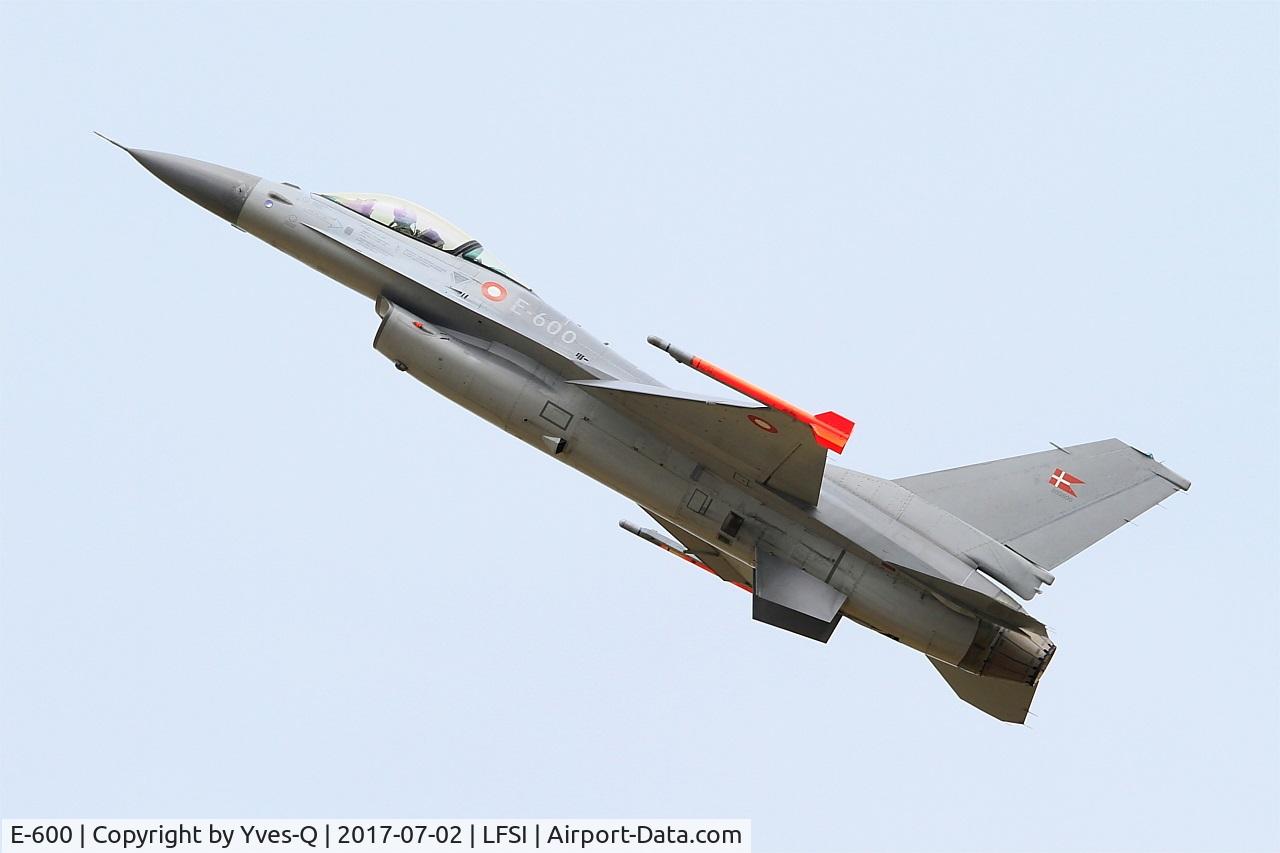 E-600, 1980 SABCA F-16AM Fighting Falcon C/N 6F-35, Royal Danish Air Force SABCA F-16AM Fighting Falcon, On display, St Dizier-Robinson Air Base 113 (LFSI) Open day 2017