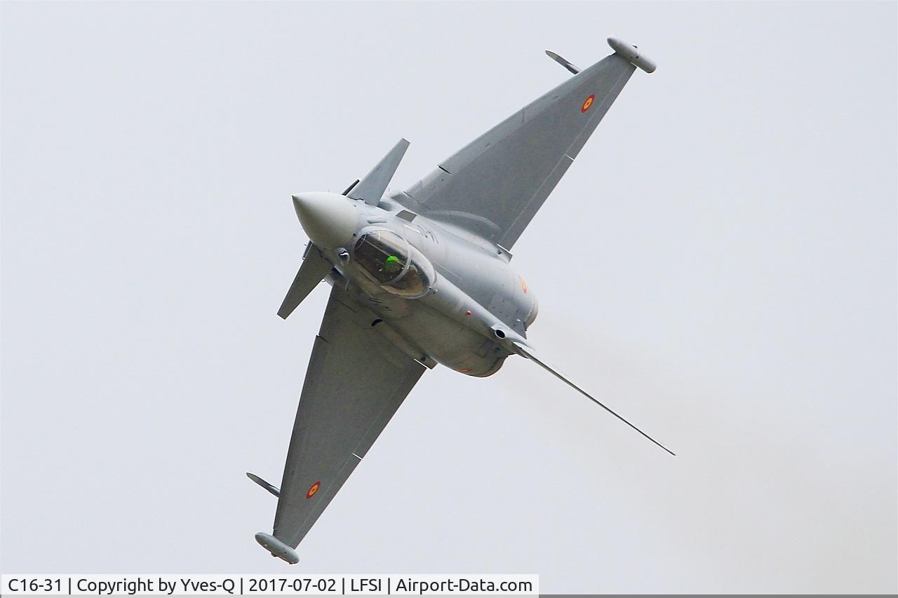 C16-31, Eurofighter EF-2000 Typhoon S C/N SS012, Eurofighter EF-2000 Typhoon S, On display, St Dizier-Robinson Air Base 113 (LFSI) Open day 2017