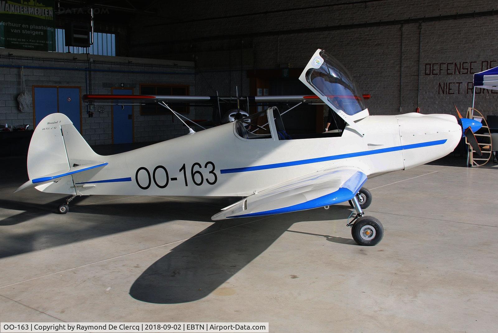 OO-163, Nicollier HN-700 Menestrel II C/N 42, EBTN opendoor.