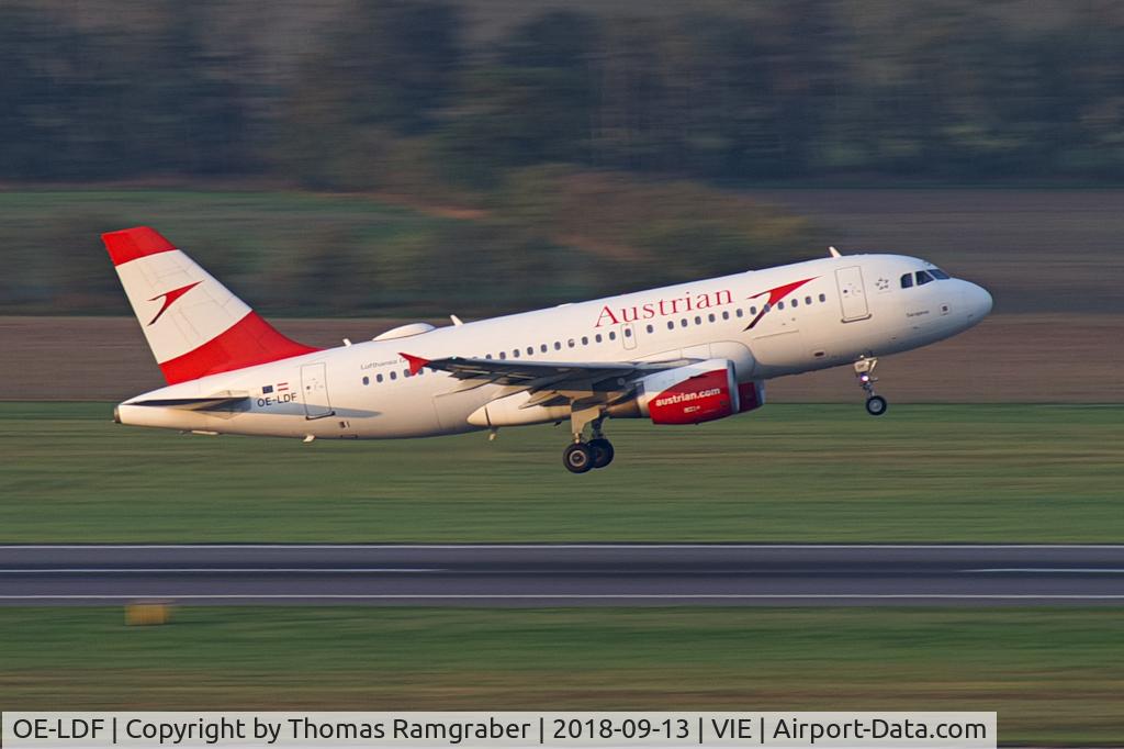 OE-LDF, 2005 Airbus A319-112 C/N 2547, Austrian Airlines Airbus A319