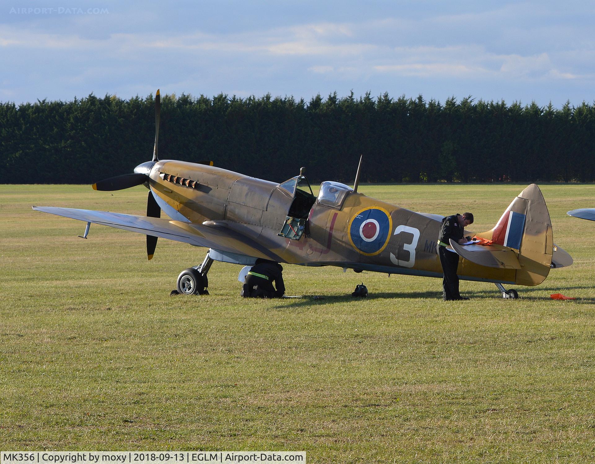 MK356, 1944 Supermarine 361 Spitfire LF.IXc C/N CBAF.IX.1561, Supermarine Spitfire LF.IXc of the Battle of Britain Memorial Flight at White Waltham.