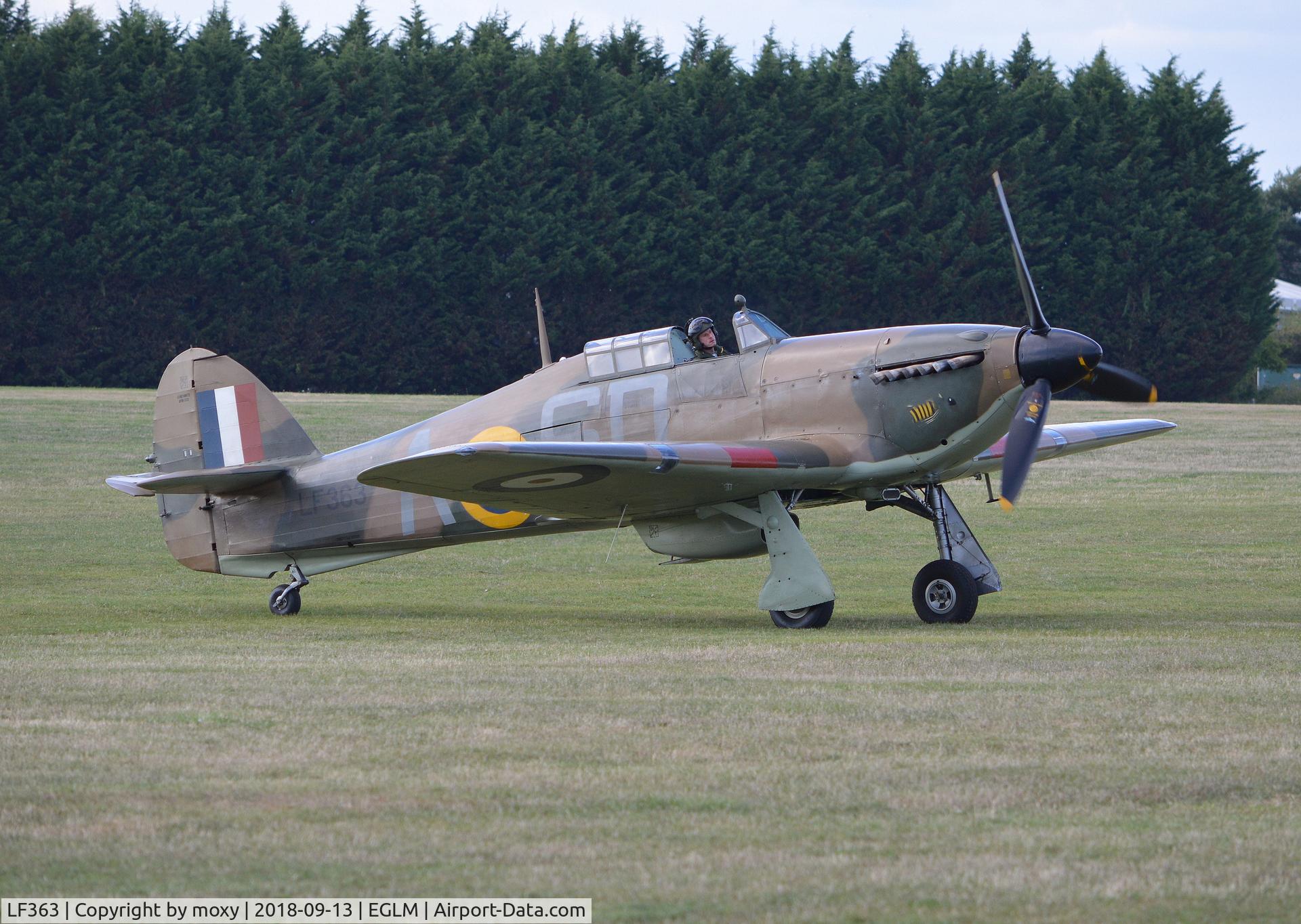LF363, 1944 Hawker Hurricane IIC C/N 41H/469290, Hawker Hurricane IIC of the Battle of Britain Memorial Flight at White Waltham.
