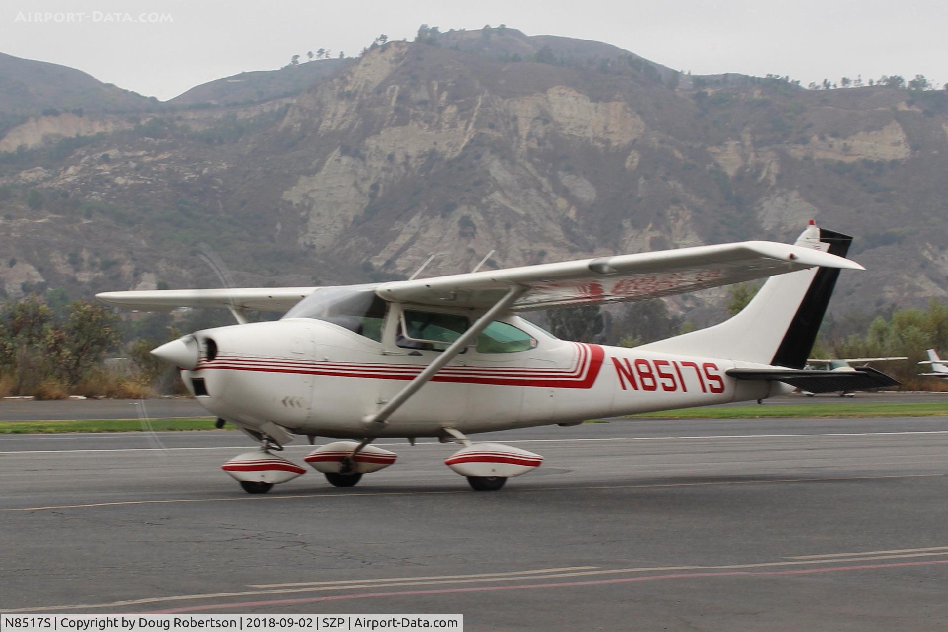 N8517S, 1965 Cessna 182H Skylane C/N 18256617, 1965 Cessna 182H SKYLANE, Continental O-470-R 230 Hp, taxi back