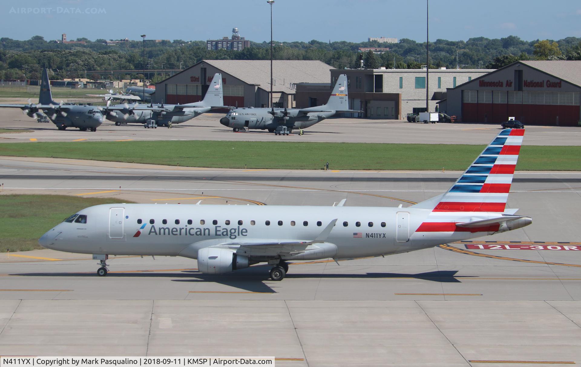 N411YX, 2013 Embraer 175LR (ERJ-170-200LR) C/N 17000374, ERJ 170-200 LR