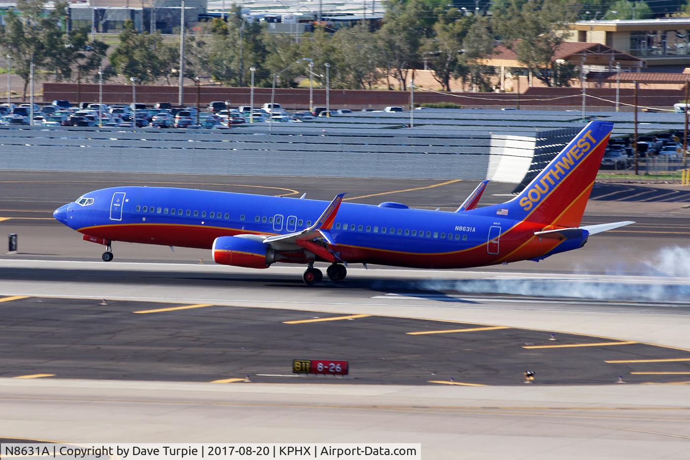 N8631A, 2014 Boeing 737-8H4 C/N 42385, No comment.
