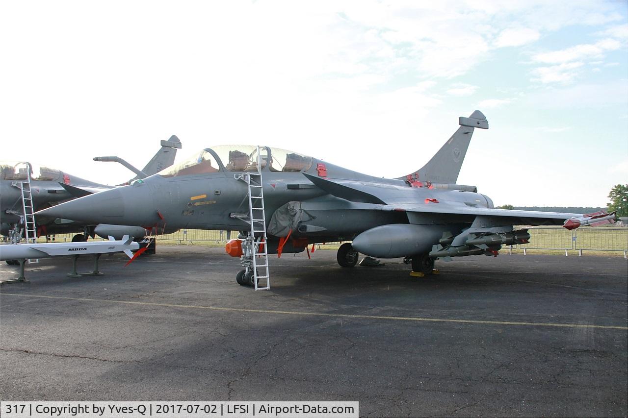 317, Dassault Rafale B C/N 317, Dassault Rafale B, Static display, St Dizier-Robinson Air Base 113 (LFSI) Open day 2017