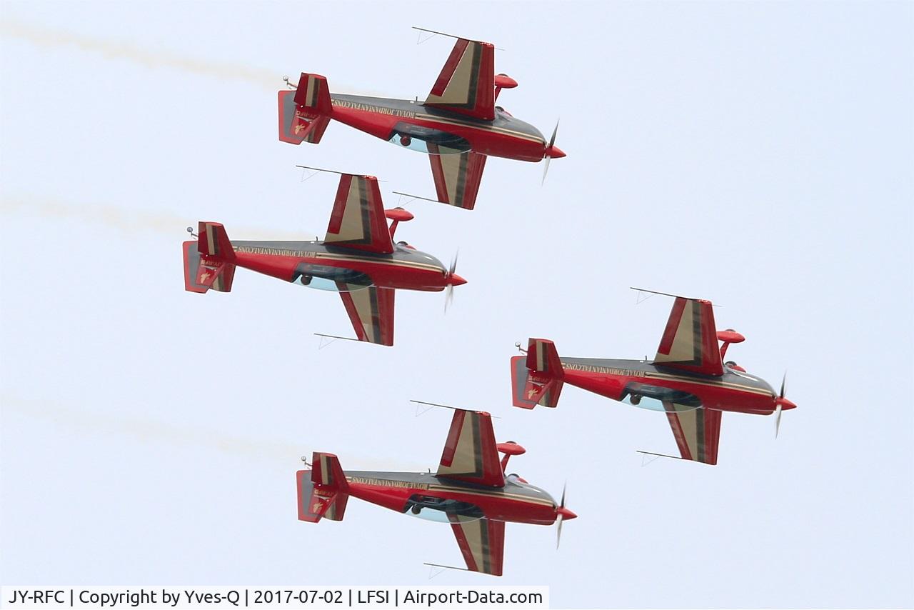 JY-RFC, 2007 Extra EA-300 C/N 1241, Extra EA-300LP, Royal Jordanian aerobatic team, On display, St Dizier-Robinson Air Base (LFSI) Open day 2017